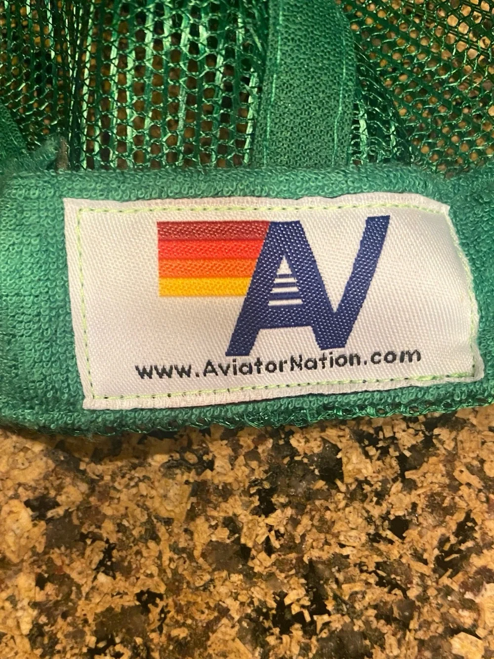 Aviator Nation Kids Logo Rainbow Vintage Foam Trucker Hat